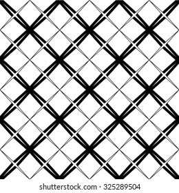 Seamless pattern. Monochrome ornament. Vector repeating texture