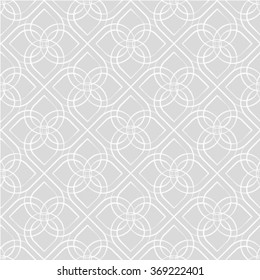 Seamless pattern. Monochrome ornament. Vector repeating texture