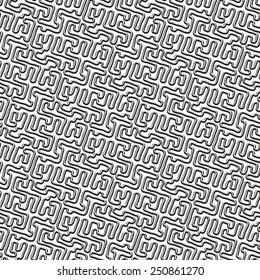 Seamless pattern. Monochrome stylish texture. Repeating geometric shapes.