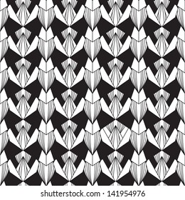 Seamless pattern. Monochrome texture