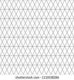 Seamless pattern. Monochrome texture. Modern geometric tiles.