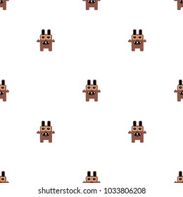 
Seamless pattern with monsters. 