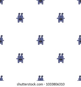 
Seamless pattern with monsters. 