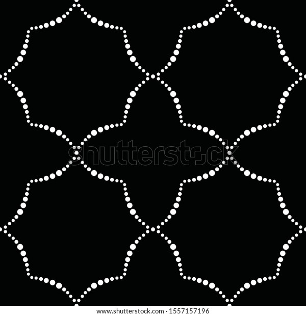 Seamless Pattern Moorish Trellis Inspired By Stock Vector (Royalty Free ...