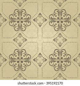 seamless pattern with Moroccan motives