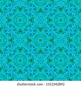 Seamless pattern in Moroccan style mosaic tile. Islamic traditional ornament. Geometric background. Vector illustration