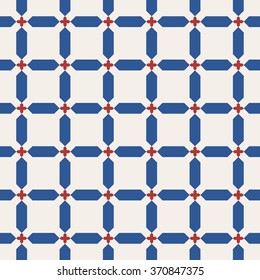 Seamless pattern in Moroccan style. Mosaic tile.
Islamic traditional ornament. Geometric background.
Vector illustration. 