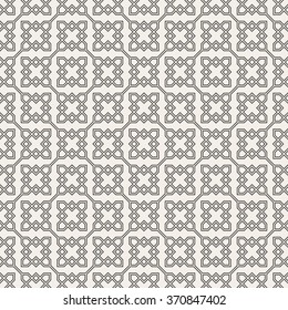 Seamless pattern in Moroccan style. Mosaic tile.
Islamic traditional ornament. Geometric background.
Vector illustration. 