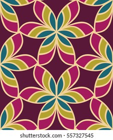 seamless pattern morrocan ornament floral textile print islamic vector design oriental background with - Ethno Muster seamless pattern morrocan ornament floral textile print islamic vector design oriental background with - Ethno Muster