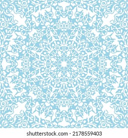 Seamless pattern in mosaic ethnic oriental style.