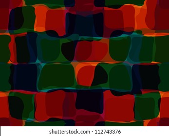 seamless pattern with mosaic imitation for your design