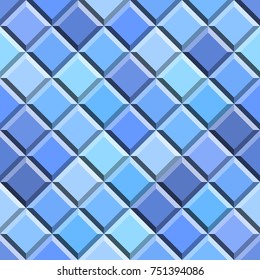 Seamless pattern with mosaic rhombus tiles. Modern ceramic texture. Abstract vector colorful background.