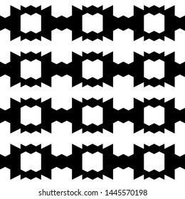 Seamless pattern. Mosaics background. Geometric motif. Figures ornament. Ethnic wallpaper. Folk image. Simple shapes backdrop. Digital paper, web design, textile print.