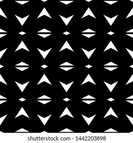 Seamless pattern. Mosaics background. Triangles, rhombuses, figures ornament. Ethnic wallpaper. Geometric motif. Simple shapes backdrop. Digital paper, web design, textile print, abstract. Vector.