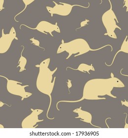 seamless pattern with mouses