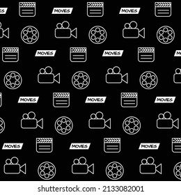 Películas de patrones sin inconvenientes y diseño de iconos