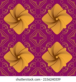 Seamless  pattern multicolor in the Arabian style.
