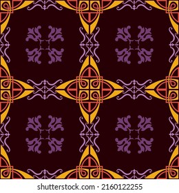 Seamless  pattern multicolor in the Arabian style.
