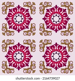   Seamless  pattern multicolor in the Arabian style