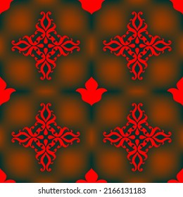   Seamless  pattern multicolor in the Arabian style