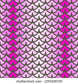 Seamless  pattern.  Multicolor geometric ornament .  Vector illustration  