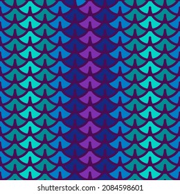 Seamless  pattern.  Multicolor geometric ornament .  Vector illustration  