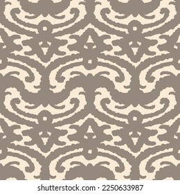 Seamless pattern with multicolor Paisley print. Vector illustration
