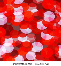 seamless pattern with multicolored circles