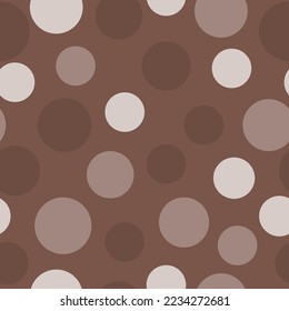 Seamless pattern from multicolored circles. Geometric image. Vector illustration.