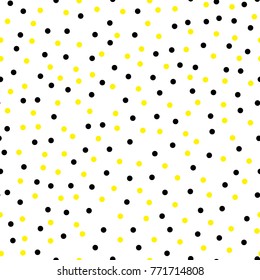 Seamless pattern. Multi-colored circles on a white background. Texture. Vector