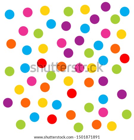 seamless pattern, multi-colored colorful circles vector