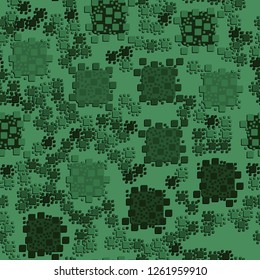 Seamless pattern. Multicolored composition of rounded squares. Suitable for decoration of children's clothes and interiors.