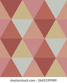 Seamless pattern with multicolored diamond shapes