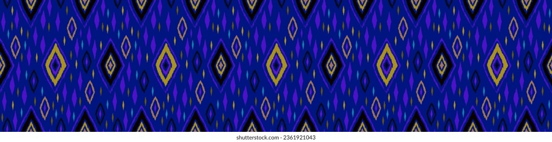 Seamless pattern with multicolored diamonds. Geometric chevron abstract illustration, wallpaper. Tribal ethnic vector texture. Aztec style. Folk embroidery. Indian, Scandinavian, African rug.