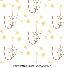 seamless pattern of multicolored geometric shapes. Print for fabric. background