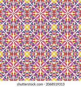 mosaico de vidrio multicolor de patrón transparente