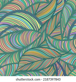 Seamless pattern multicolored leaves. Vector illustration - Powered by Shutterstock - Get 15% off with code: PIKWIZARD15