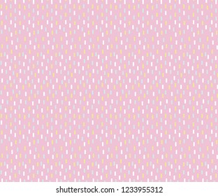 Seamless pattern of multicolored party confetti in white, yellow and blue floating freely. Great for textile print, party invitations or packaging.