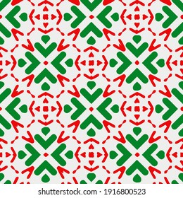 Seamless pattern with multicolored shapes.