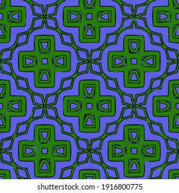Seamless pattern with multicolored shapes.