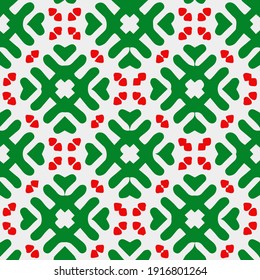 Seamless pattern with multicolored shapes.
