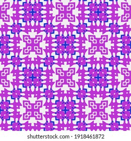 
 Seamless pattern with multicolored shapes.
