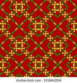  Seamless pattern with multicolored shapes.