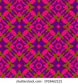  Seamless pattern with multicolored shapes.