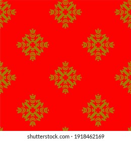  Seamless pattern with multicolored shapes.