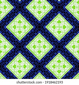  Seamless pattern with multicolored shapes.