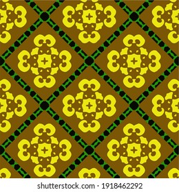  Seamless pattern with multicolored shapes.