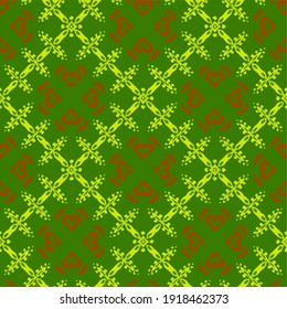  Seamless pattern with multicolored shapes.