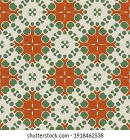 Seamless pattern with multicolored shapes.