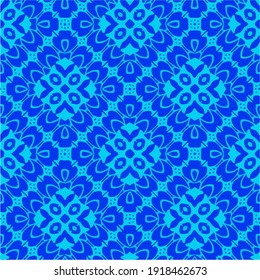  Seamless pattern with multicolored shapes.